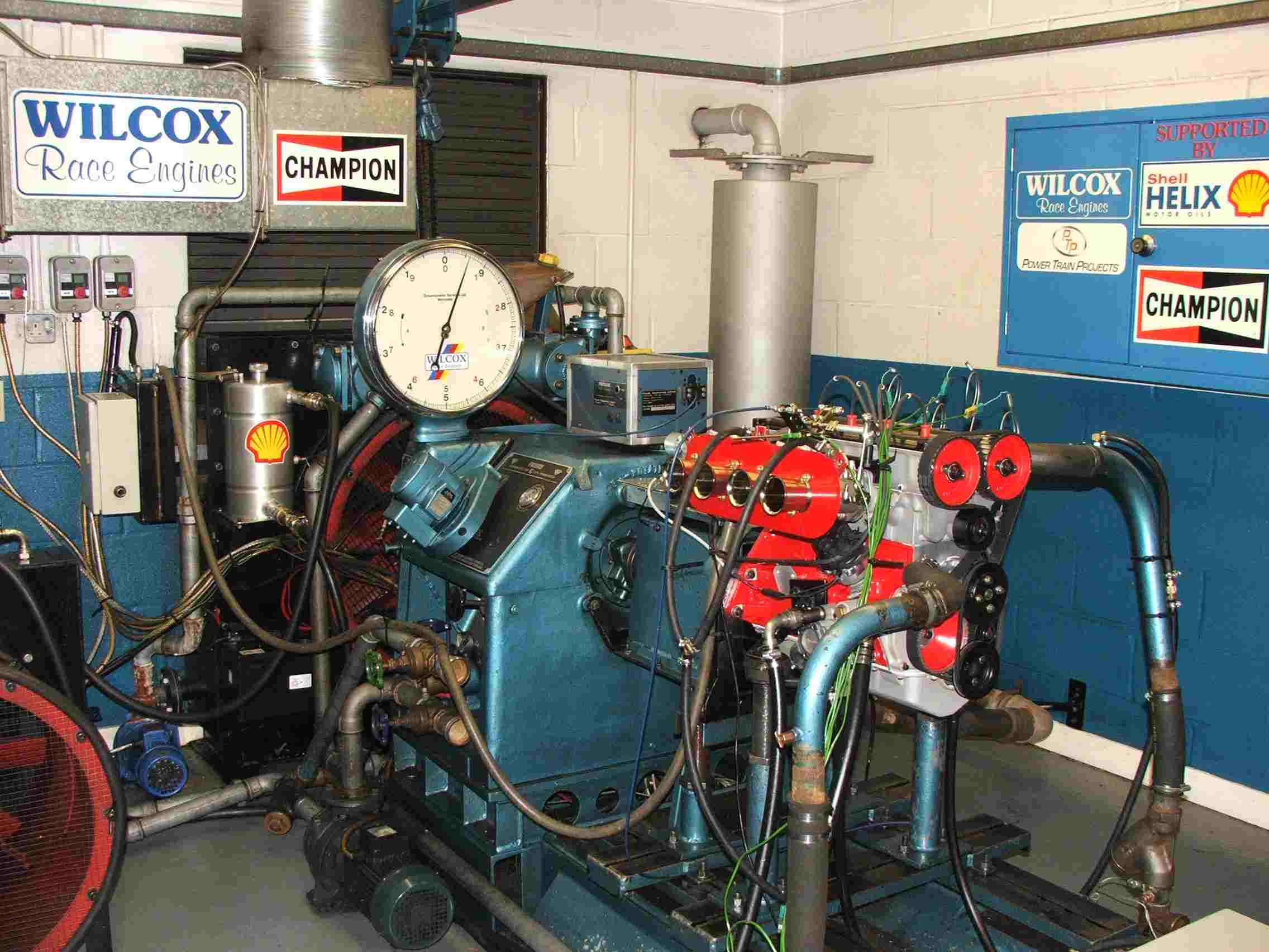 Engine Dyno testing, John Wilcox Competition Engines.